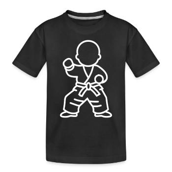 karate - T-shirt bio Premium Enfant - noir - Devant