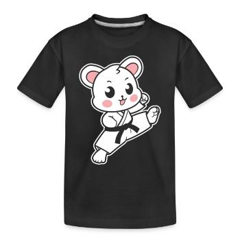 karate - T-shirt bio Premium Enfant - noir - Devant