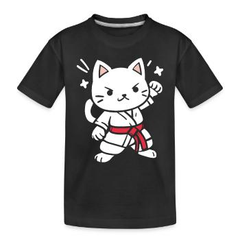 karate - T-shirt bio Premium Enfant - noir - Devant