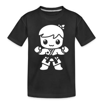 karate - T-shirt bio Premium Enfant - noir - Devant