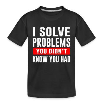 Law Lawyer - Kids' Premium Organic T-Shirt - black - Front