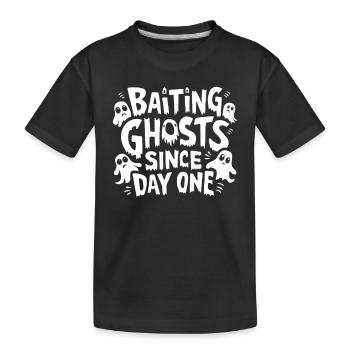 Appât fantôme Halloween Parapsychologie Paranormal - T-shirt bio Premium Enfant - noir - Devant