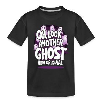 Appât fantôme Halloween Parapsychologie Paranormal - T-shirt bio Premium Enfant - noir - Devant