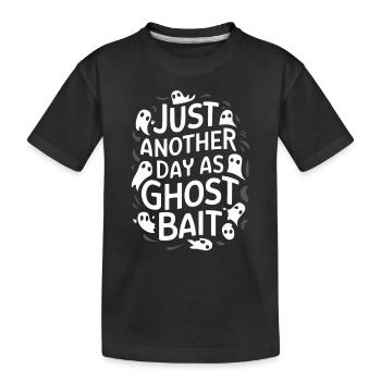 Appât fantôme Halloween Parapsychologie Paranormal - T-shirt bio Premium Enfant - noir - Devant