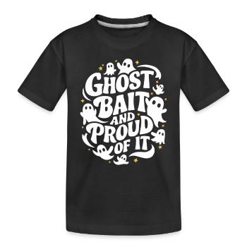 Appât fantôme Halloween Parapsychologie Paranormal - T-shirt bio Premium Enfant - noir - Devant