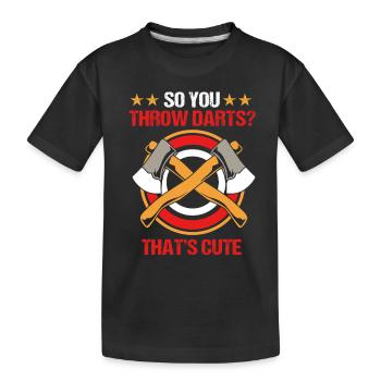 Hache - T-shirt bio Premium Enfant - noir - Devant