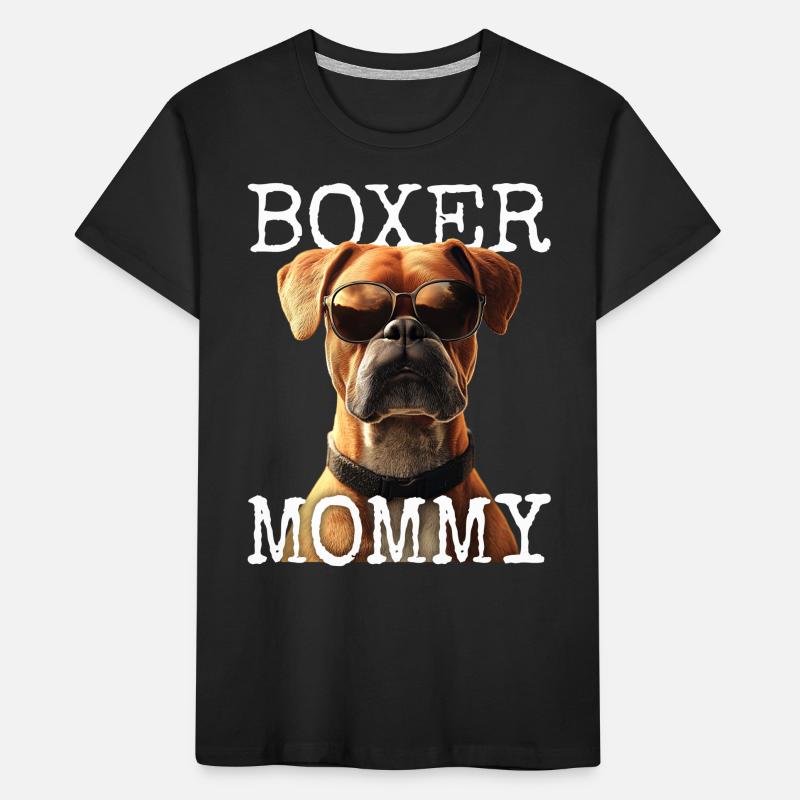 Deutscher Boxer Mom Mama Muttertag Boxer Mommy Kinder Premium Bio T-Shirt