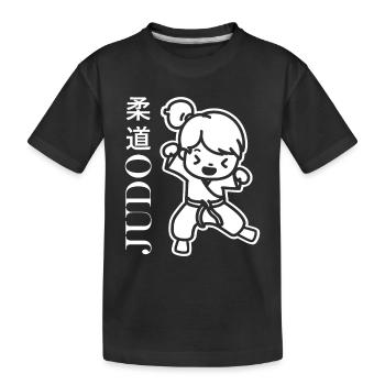judo - T-shirt bio Premium Enfant - noir - Devant