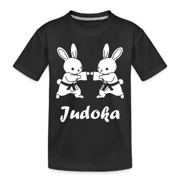 judo - T-shirt bio Premium Enfant - noir - Devant
