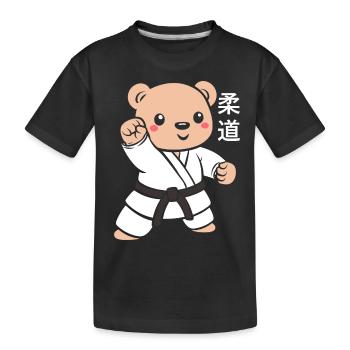 judo - T-shirt bio Premium Enfant - noir - Devant