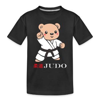 judo - T-shirt bio Premium Enfant - noir - Devant