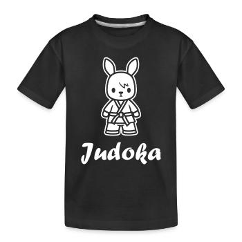 judo - T-shirt bio Premium Enfant - noir - Devant