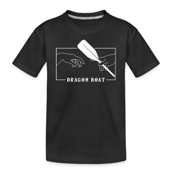 Michelangelo Création de l’équipe Adam Drachenboot - T-shirt bio Premium Enfant - noir - Devant
