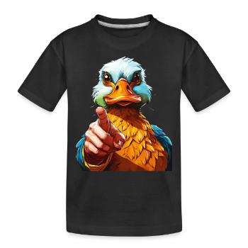 CANARD - T-shirt bio Premium Enfant - noir - Devant