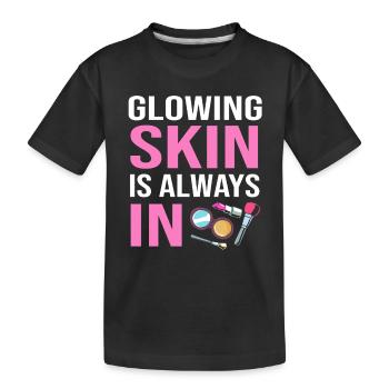 Kosmetikerin - Kinder Premium Bio T-Shirt - Schwarz - Vorne