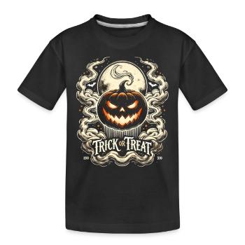 Trick or Treat - Chemise d’Halloween - T-shirt bio Premium Enfant - noir - Devant