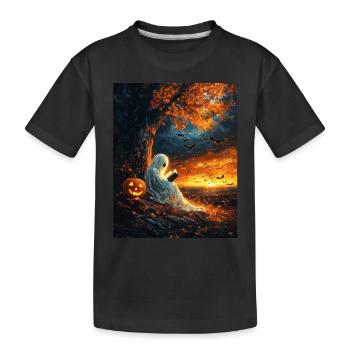 Halloween Gift Women Spirit Men Kids Decoration - Kids' Premium Organic T-Shirt - black - Front