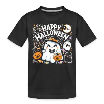 Chemise d’Halloween pour enfants - Happy Halloween Fun - T-shirt bio Premium Enfant - noir - Devant