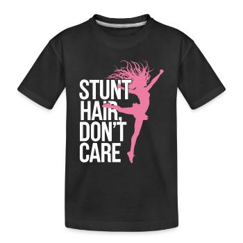 Entraînement d’équipe de pom-pom girls et de cascadeurs pour Spirit - T-shirt bio Premium Enfant - noir - Devant
