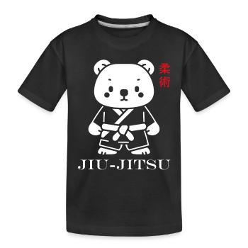 Jiu Jitsu - Kids' Premium Organic T-Shirt - black - Front