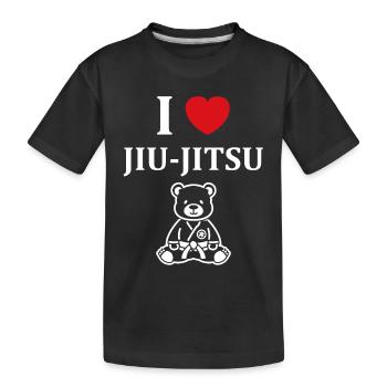 Jiu Jitsu - Kids' Premium Organic T-Shirt - black - Front