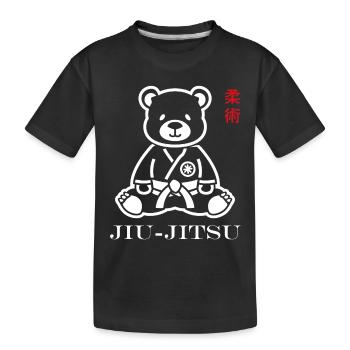 Jiu Jitsu - Kids' Premium Organic T-Shirt - black - Front