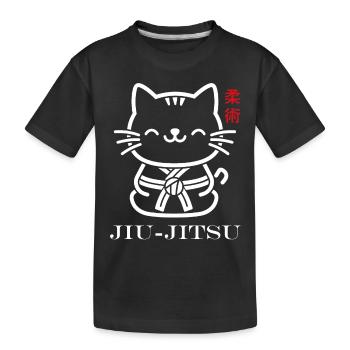 Jiu Jitsu - Kids' Premium Organic T-Shirt - black - Front