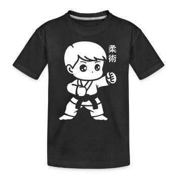 Jiu Jitsu - Kids' Premium Organic T-Shirt - black - Front