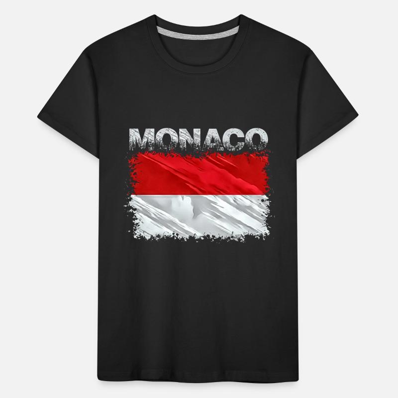 Monaco Maglietta ecologica premium per bambini