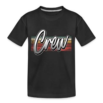 Équipage - T-shirt bio Premium Enfant - noir - Devant
