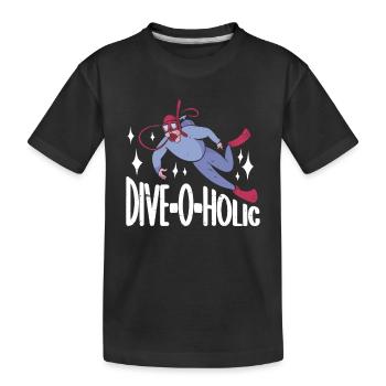 Scuba Diving Diver - Kids' Premium Organic T-Shirt - black - Front