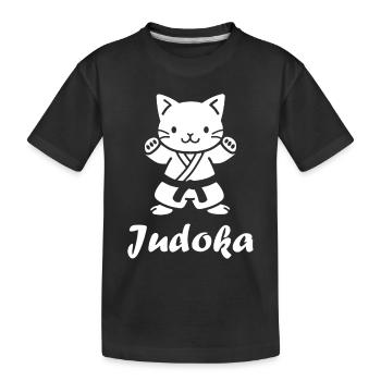 judo - T-shirt bio Premium Enfant - noir - Devant