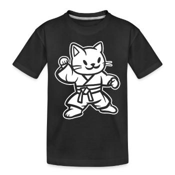 judo - T-shirt bio Premium Enfant - noir - Devant