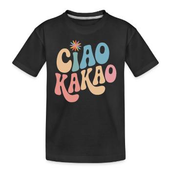 Ciao Cacao - T-shirt bio Premium Enfant - noir - Devant
