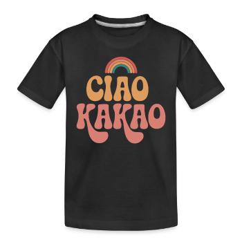 Ciao Cacao - T-shirt bio Premium Enfant - noir - Devant