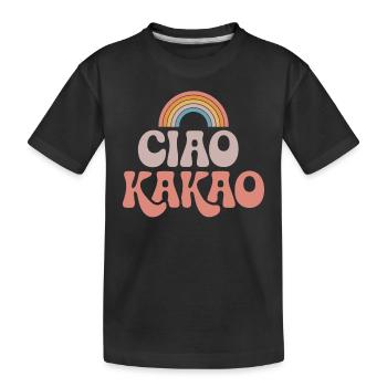 Ciao Kakao - Kinder Premium Bio T-Shirt - Schwarz - Vorne