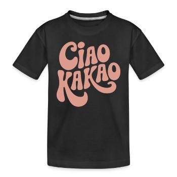 Ciao Cacao - T-shirt bio Premium Enfant - noir - Devant