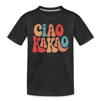Ciao Kakao - Kinder Premium Bio T-Shirt - Schwarz - Vorne