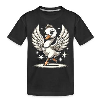 Rhythmische Bewegungen im Orientalischen Tanz: - Kinder Premium Bio T-Shirt - Schwarz - Vorne