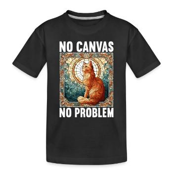 Stained Glass Artist Stained Glass Art - Kids' Premium Organic T-Shirt - black - Front