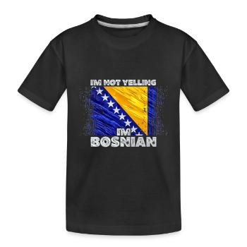 Bosnie-Herzégovine - T-shirt bio Premium Enfant - noir - Devant