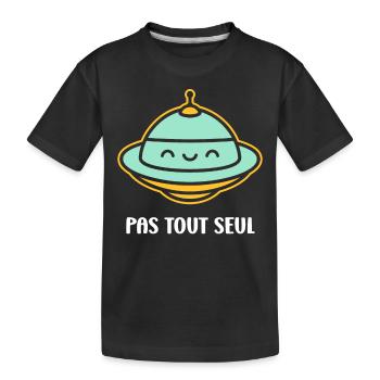 soucoupe volante - T-shirt bio Premium Enfant - noir - Devant