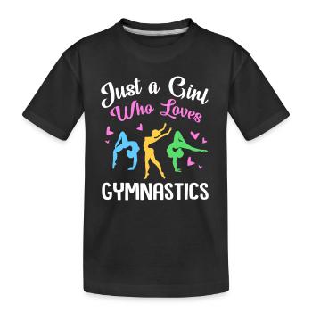 Athletics - Kids' Premium Organic T-Shirt - black - Front