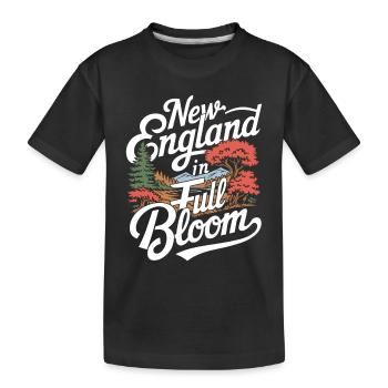 Autumnal blaze of colour for nature lovers and - Kids' Premium Organic T-Shirt - black - Front