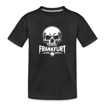 Francfort Totenkopf FFM Ultras Patrioten - T-shirt bio Premium Enfant - noir - Devant