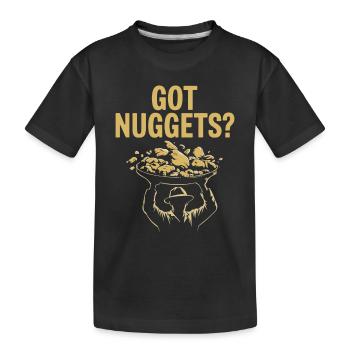 Goldrausch Abenteuer Goldsucher Schatzsuche - Kinder Premium Bio T-Shirt - Schwarz - Vorne