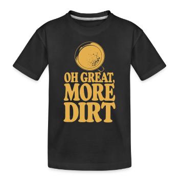 Goldrausch Abenteuer Goldsucher Schatzsuche - Kinder Premium Bio T-Shirt - Schwarz - Vorne