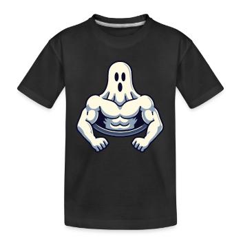 Musculation Ghost Workout Renforcement musculaire Mind - T-shirt bio Premium Enfant - noir - Devant