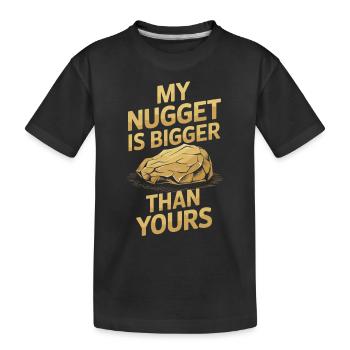 Goldrausch Abenteuer Goldsucher Schatzsuche - Kinder Premium Bio T-Shirt - Schwarz - Vorne
