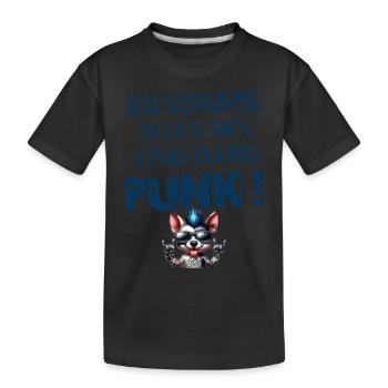 Je m’en fiche - Schmeiss alles hin werd Punk Punkrock - T-shirt bio Premium Enfant - noir - Devant